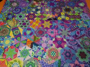Glorious Hexagons Ready to Quilt