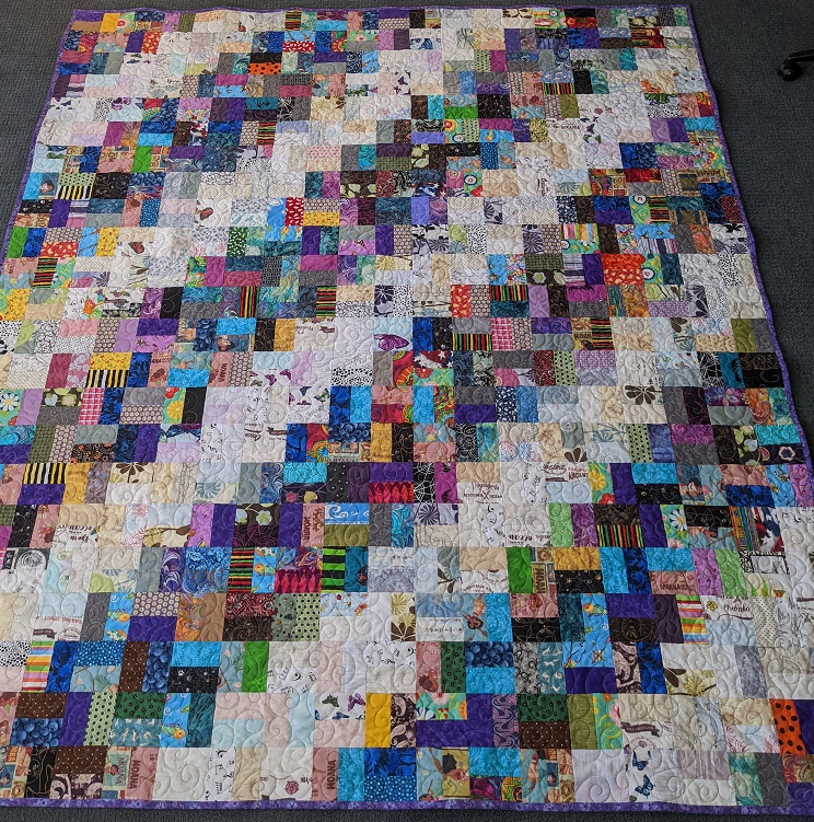 First Scrappy Quilt